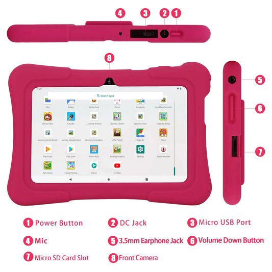 Kids Tablet with Educational Softwares Installed