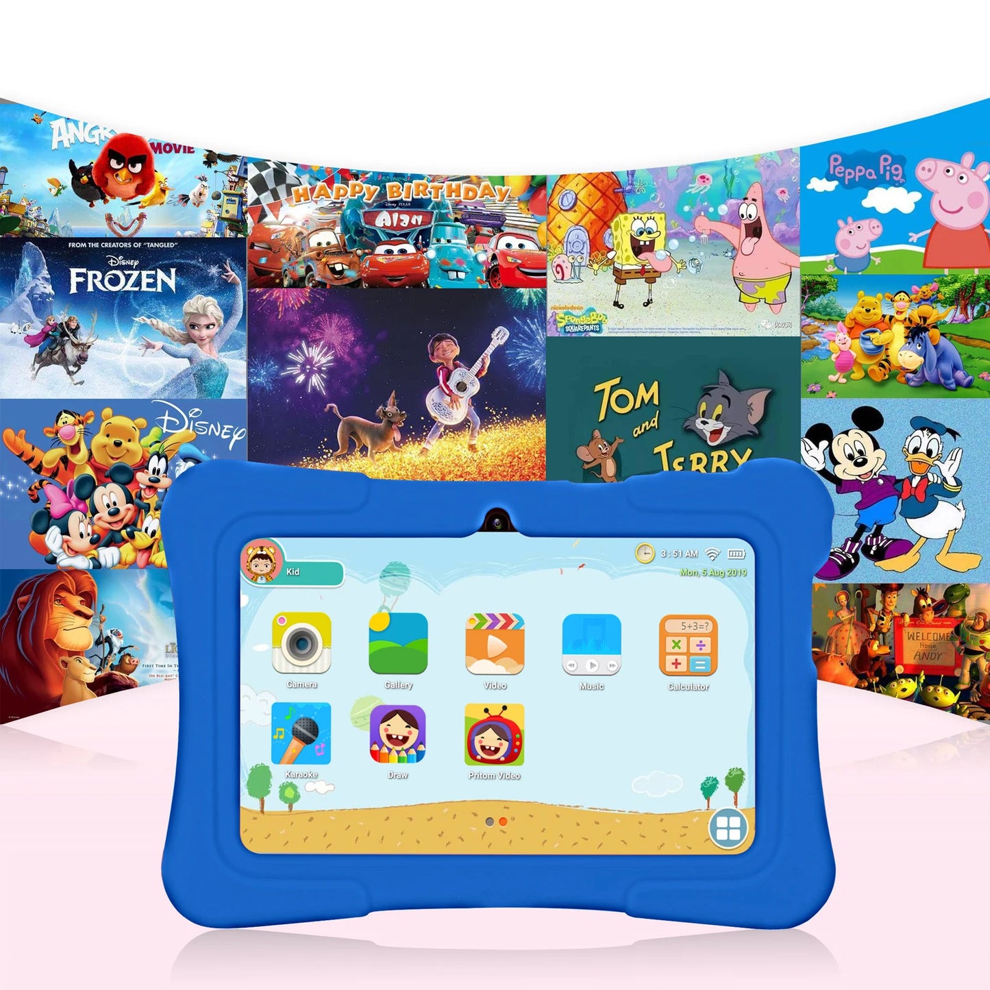 Kids Tablet with Educational Softwares Installed