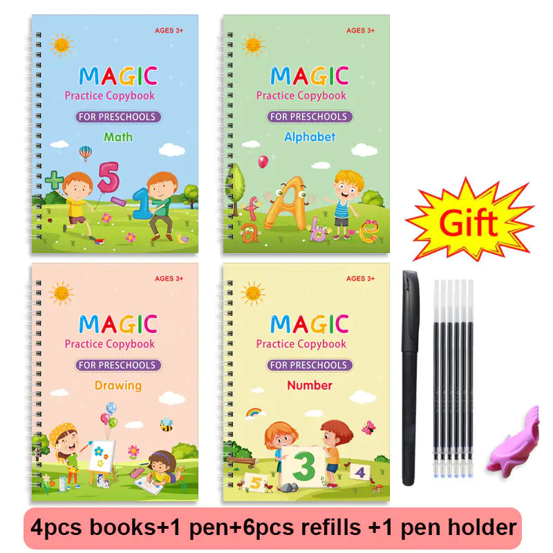 Reusable Children's Magic Book